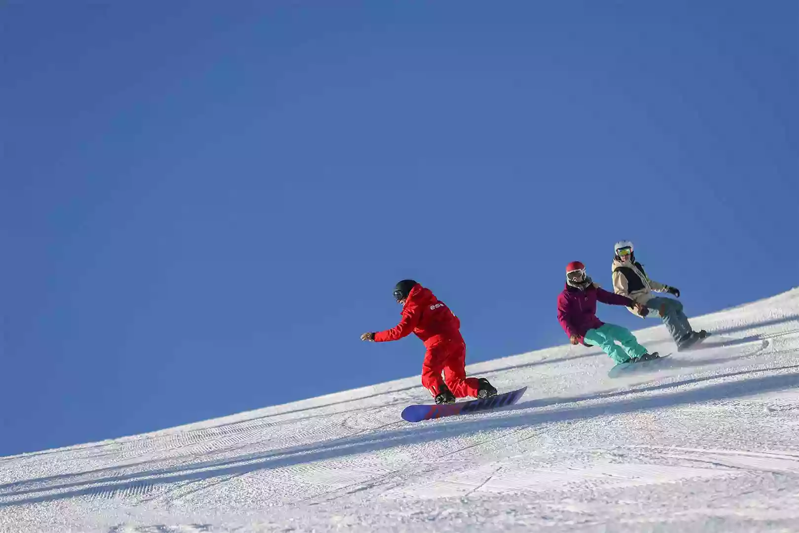 tests et niveaux de snowboard à l'esf amnéville
